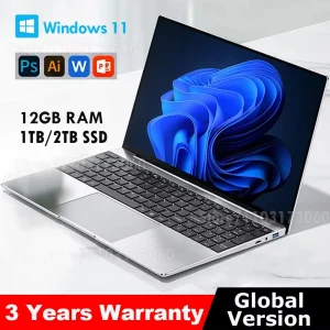 New Laptop Computer Windows 11 Pro Intel Celeron N4000 2025 Notebook