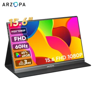 Portable Monitor 15.6 inch Monitors for Laptop MAC Switch Xbox Phone ps4 PC