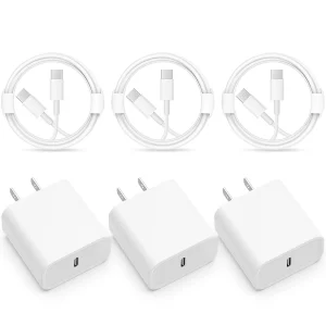 Fast Charging Type USB C  Charger with C to C Cable Set